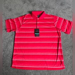 Page & Tuttle Moisture Wicking Red Men's Polo Shirt